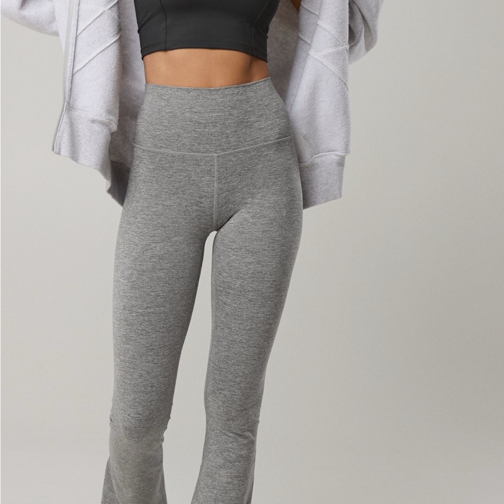 Offline by Aerie the hugger bootcut legging medium heather gray